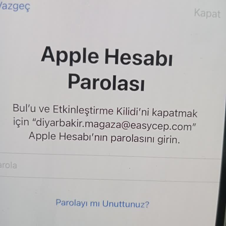 Aldığım Telefon Başka Bir Hesapla Geldi
