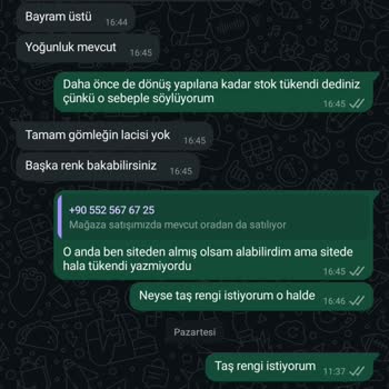 Betushe Butik'ten İade Sorunu Ve Geç Dönüşler