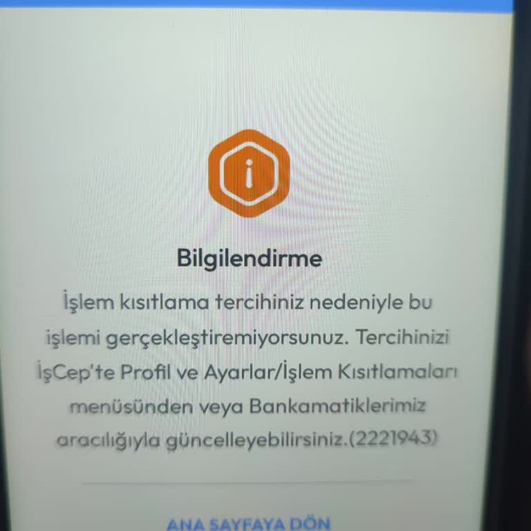 Hesap Kısıtlaması Ve Çözüm Sürecindeki Aksaklıklar