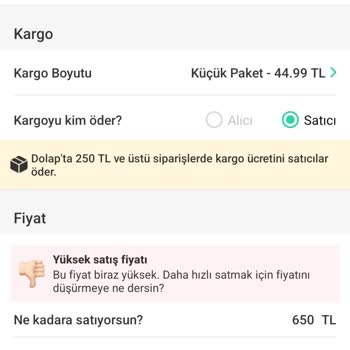 Dolap Platformunda Haksız Kargo Ve Komisyon Kesintisi