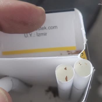 Sigara Paketlerinde Yapışma Sorunu