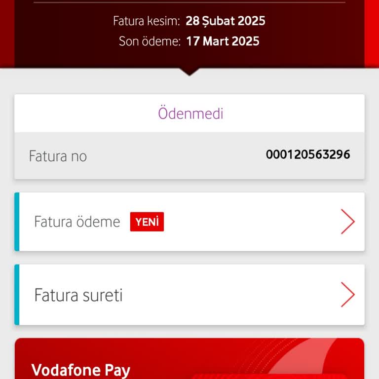 Vodafone'da Ödeme Sorunu: Müşteri Hizmetlerine Ulaşamıyorum!