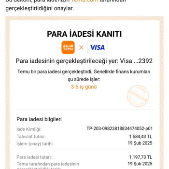 Temu İptal Edilen Ürünün İadesi 40 Gündür Bekleniyor