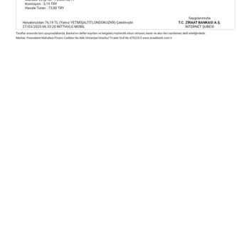 Ziraat Bankası Ve Payfix Arasında Kayıp Para