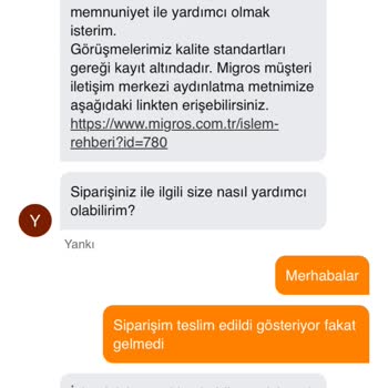 Teslim Edilmeyen Ürünler Ve Cevapsız Kalan Şikayetler