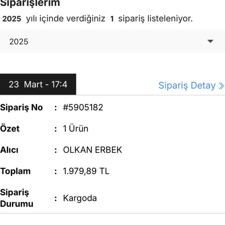 İade Talebi Oluşturamıyorum: Sipariş Durumu Sorunu