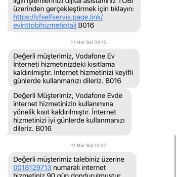 Vodafone İptal Sürecinde Müşteri Hizmetleri Sorunu