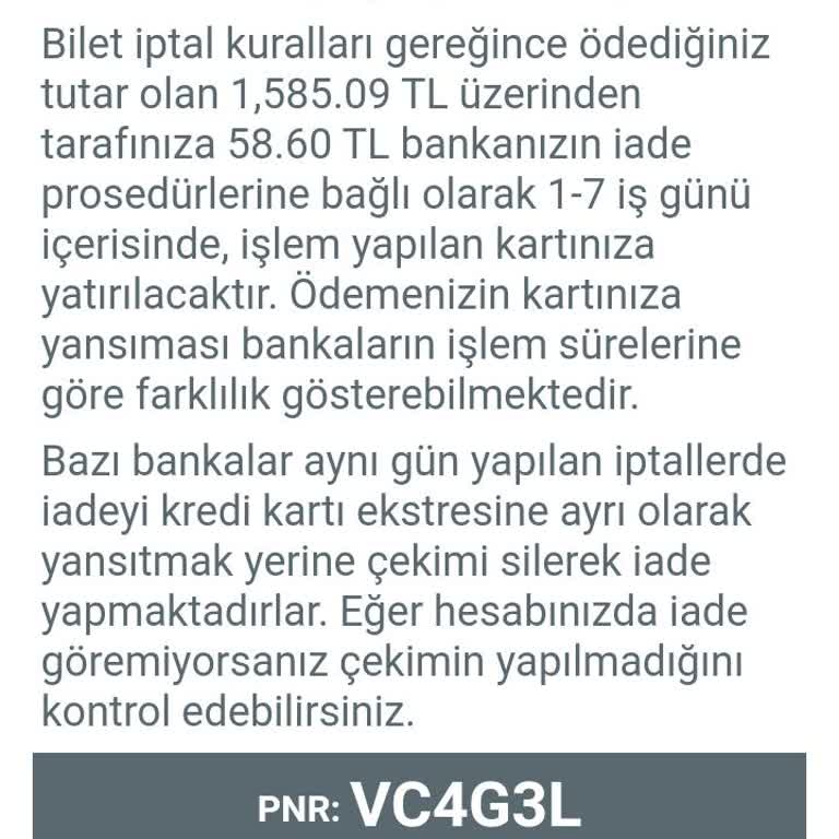 Yanlış İptalde THY'den Yetersiz Geri Ödeme Şoku