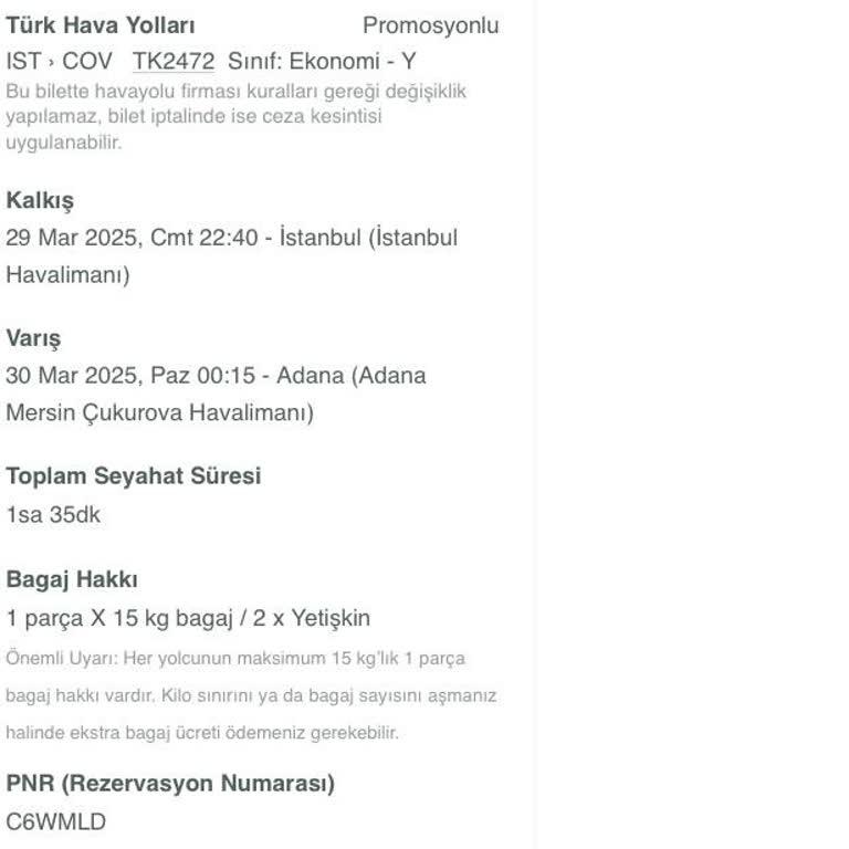 THY Biletim Görünmüyor, En Uygun'dan Alınmaz