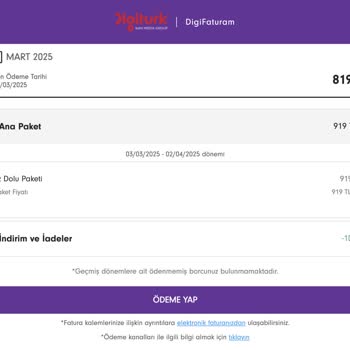 Digiturk'ün Fahiş Fiyat Artışı Karşısında Şaşkınlık
