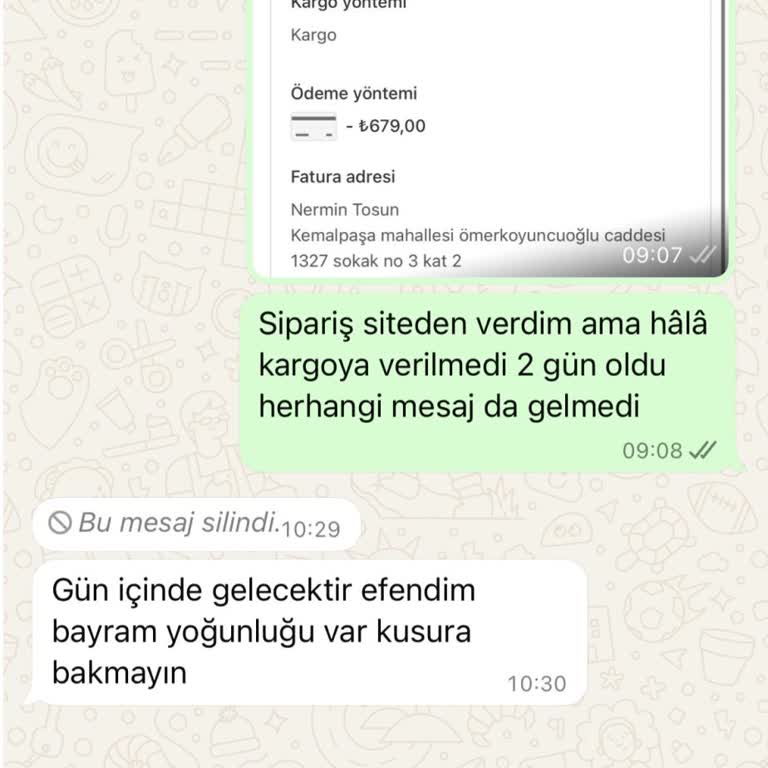 Gözlük Siparişim Hâlâ Ulaşmadı