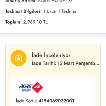 Boyner'de İade Süreci Sorunu