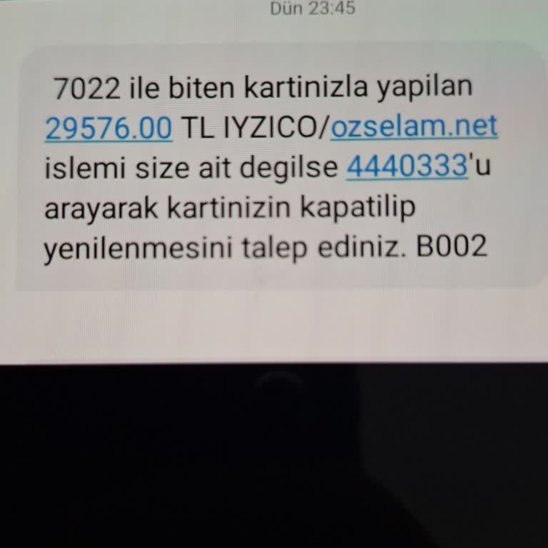 Bilinmeyen İşlem: Ozselam.net Üzerinden Yapılan Yetkisiz Para Çekimi