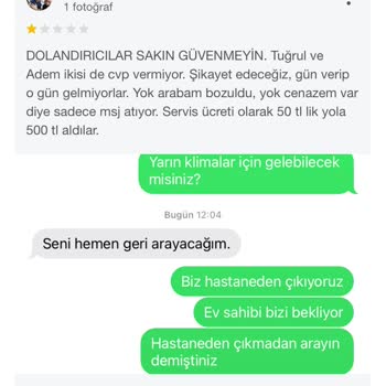 Montaj Sözünde Durulmayan Klima Hizmeti