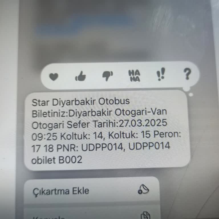 Otobüs Yolculuğunda Koltuk Krizi