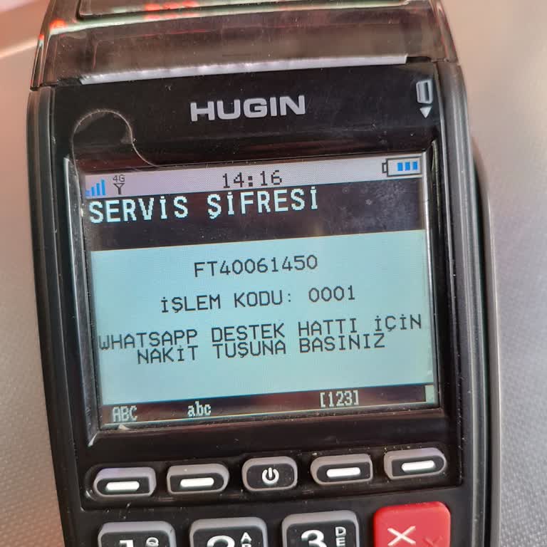 Hugin ÖKC Pos Cihazı Ve Yetersiz Destek Hizmeti