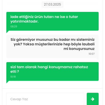 Yırtık Ürün Ve Kötü Müşteri Hizmeti