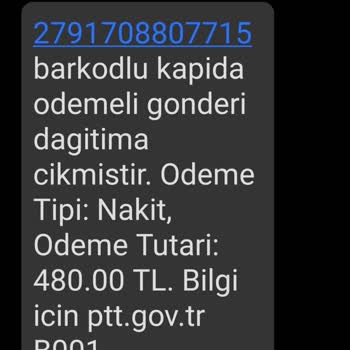 PTT Kargo Teslimatında Mağduriyet Ve İletişim Sorunları