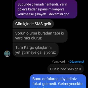 Sürekli Ertelenen Kargo Ve Müşteri Hizmetleri Sorunu