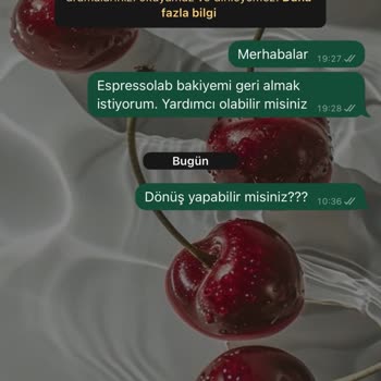 Espressolab Bakiye İadesi Sorunu