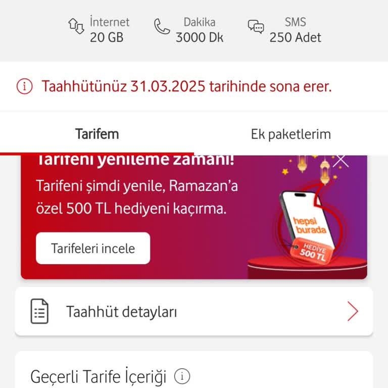 Vodafone'un Yüksek Zam Teklifine İtiraz