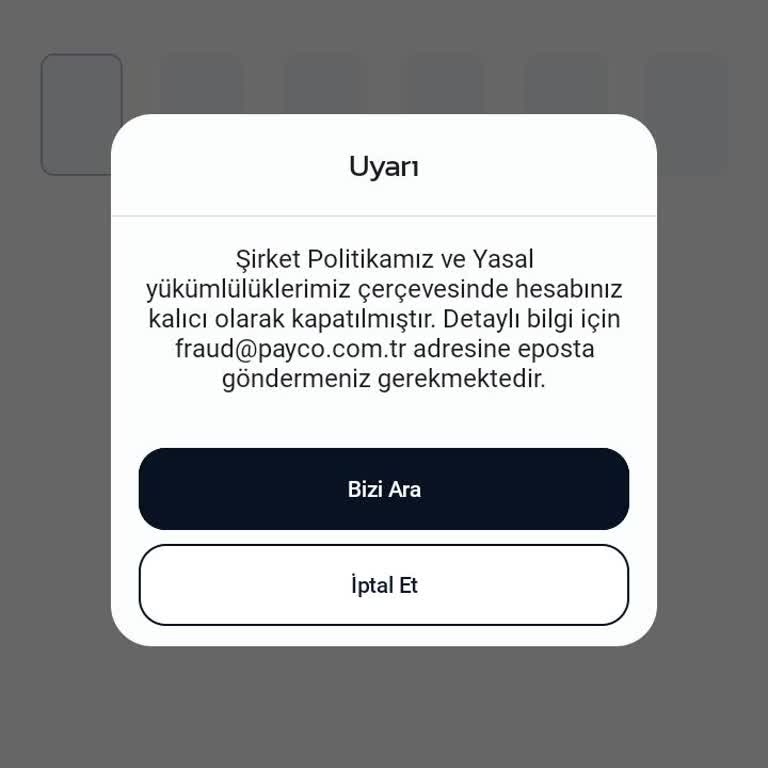 Payco Hesabımın Haksız Kapatılması Ve İade Sorunu