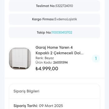 Islak Ve Hasarlı Dolap Teslimatı Sonrası Çözüm Beklentisi