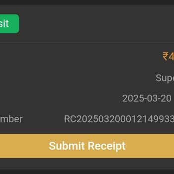 BDG Deposit Not Completed