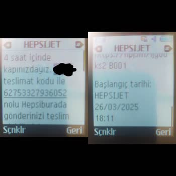 Hepsijet Kargo Teslimatında Yanıltıcı Bildirim Sorunu