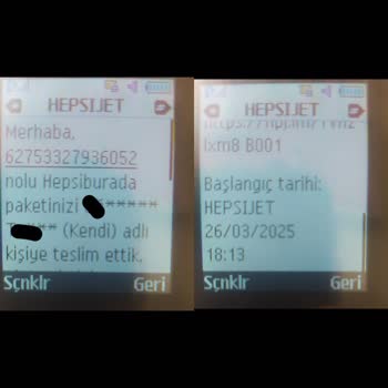 Hepsijet Kargo Teslimatında Yanıltıcı Bildirim Sorunu