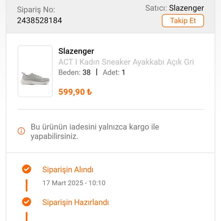 Kayıp Ürün Ve İptal Sorunu