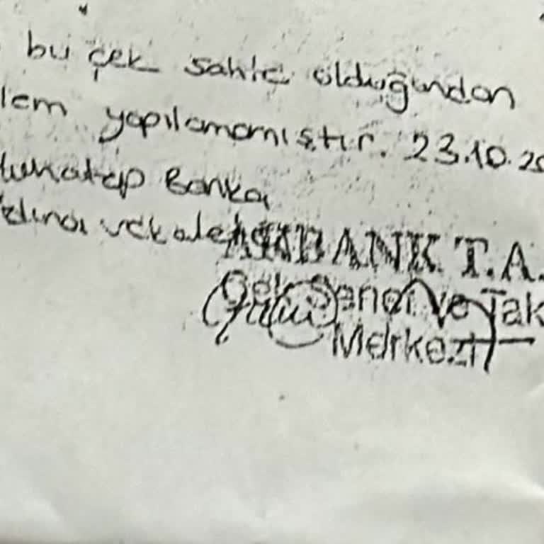 Akbank'ta Sahte Çek Mağduriyeti: Güvenimiz Sarsıldı