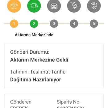 E-bebek Oto Koltuğu Siparişim Nerede?