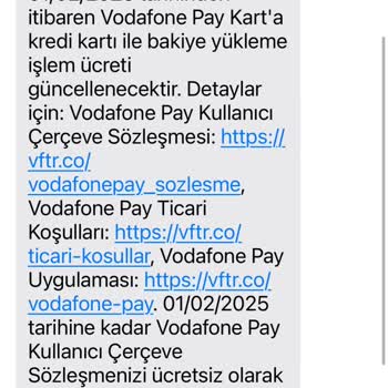 Vodafone Pay Mesajlarıyla Başım Dertte!