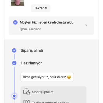 Hepsiburada'dan Beklenmeyen Sipariş Sorunu