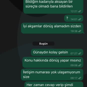 Geciken Tadilat Ve Yetersiz İletişim Sorunu