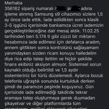 Ücret İadesi Bekleyişi: 1,5 Aylık Sabır Testi