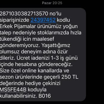 Sürekli İptal Edilen Siparişler Ve Bilgi Eksikliği