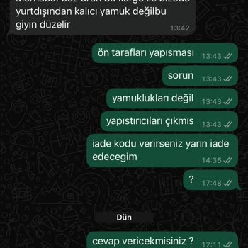 Shopier'den Aldığım Ayakkabının İadesi Yapılmıyor