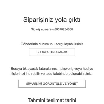 Zara Home Siparişim İade Edildi, Müşteri Hizmetlerine Ulaşamıyorum