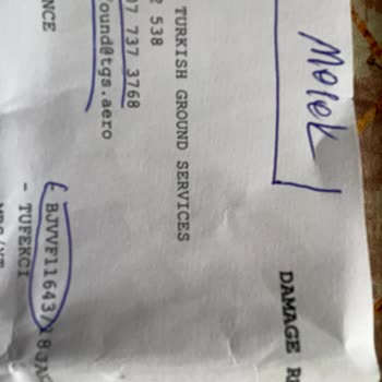 Valiz Hasarı Ve Yetersiz Müşteri Hizmeti