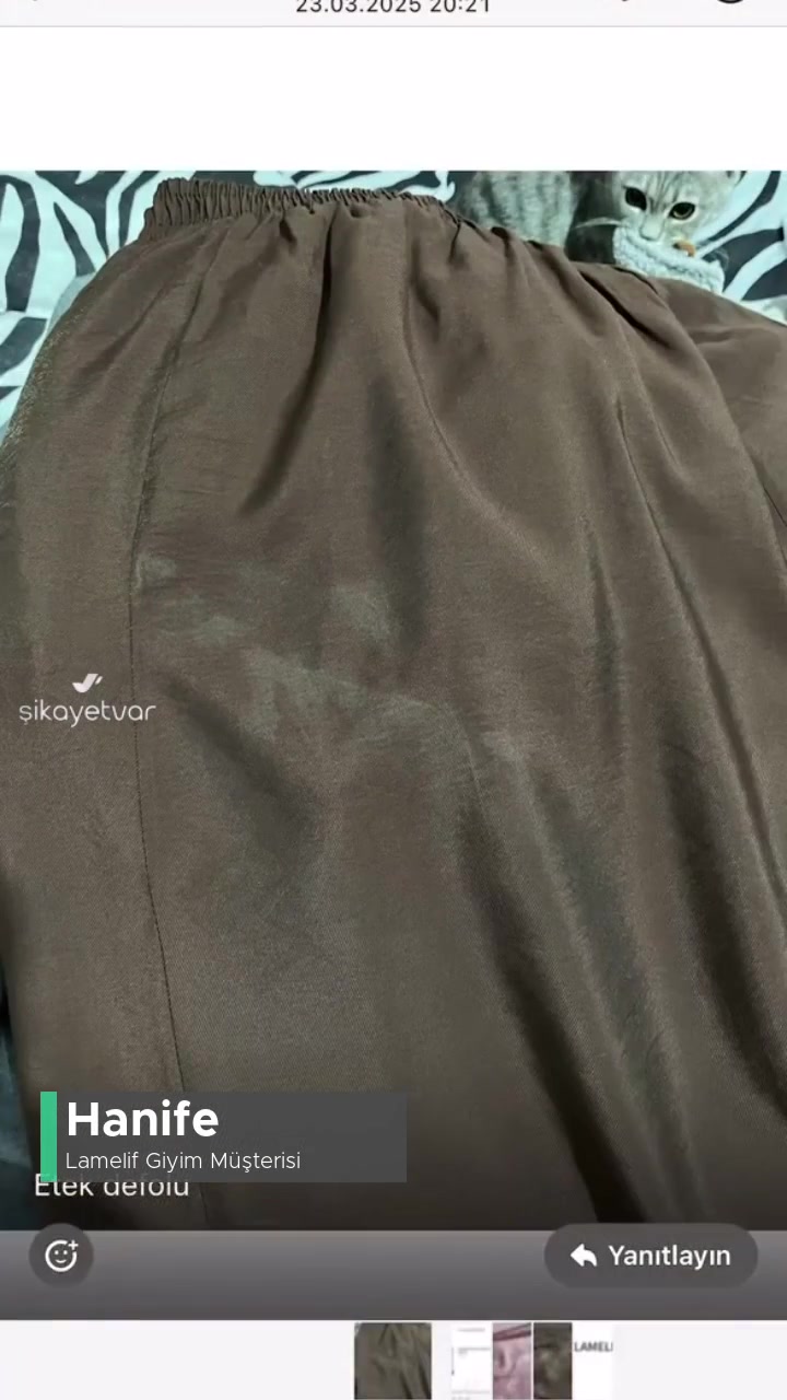 Lamelif Giyim Kullanılamaz Ürün Gönderdi! videonun kapak resmi