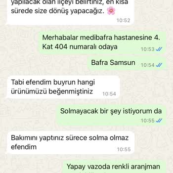 Çiçekçilikten Sipariş Sonrası İletişim Problemi