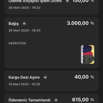 Gardrops Uygulamasında Yanlışlıkla Yapılan Bağış Ve İade Talebi