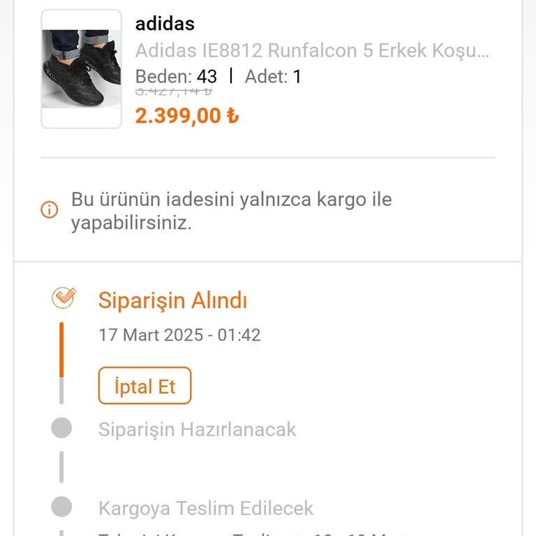 FLO'dan Sipariş Verdim, Ürün Halen Kargoya Verilmedi