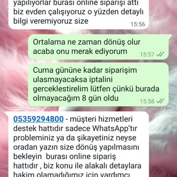 Sipariş Verdim Ürün Yok İade De Yok