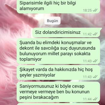Sipariş Verdim Ürün Yok İade De Yok