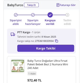 Baby Turco Kargom Gelmedi, Bebeğim Zor Durumda