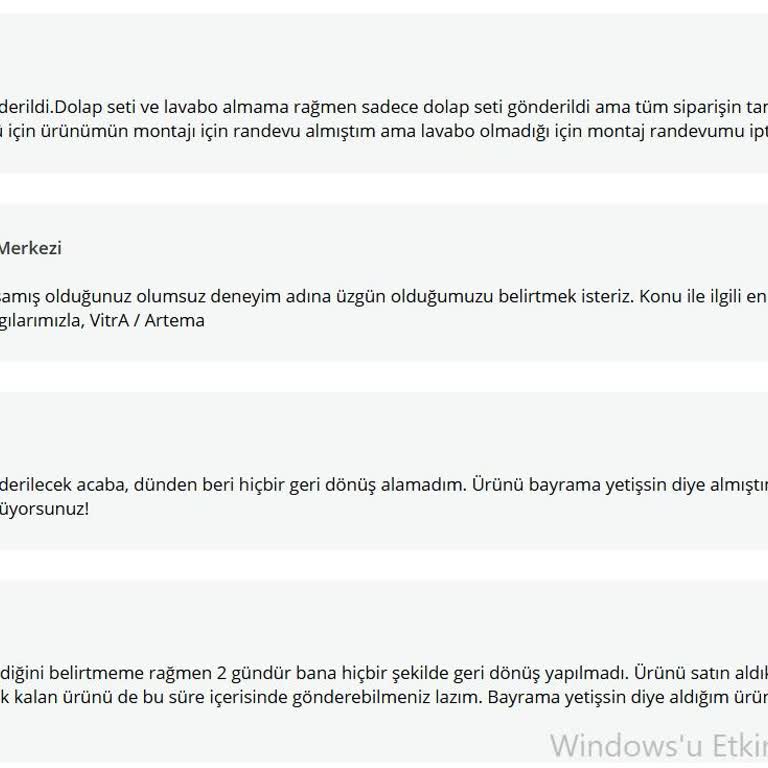 Eksik Sipariş Ve İletişim Sorunu: Bayram Öncesi Mağduriyet