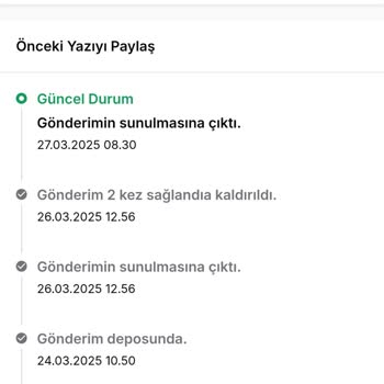 Kargomuz 4 Gündür Dağıtımda Bekliyor